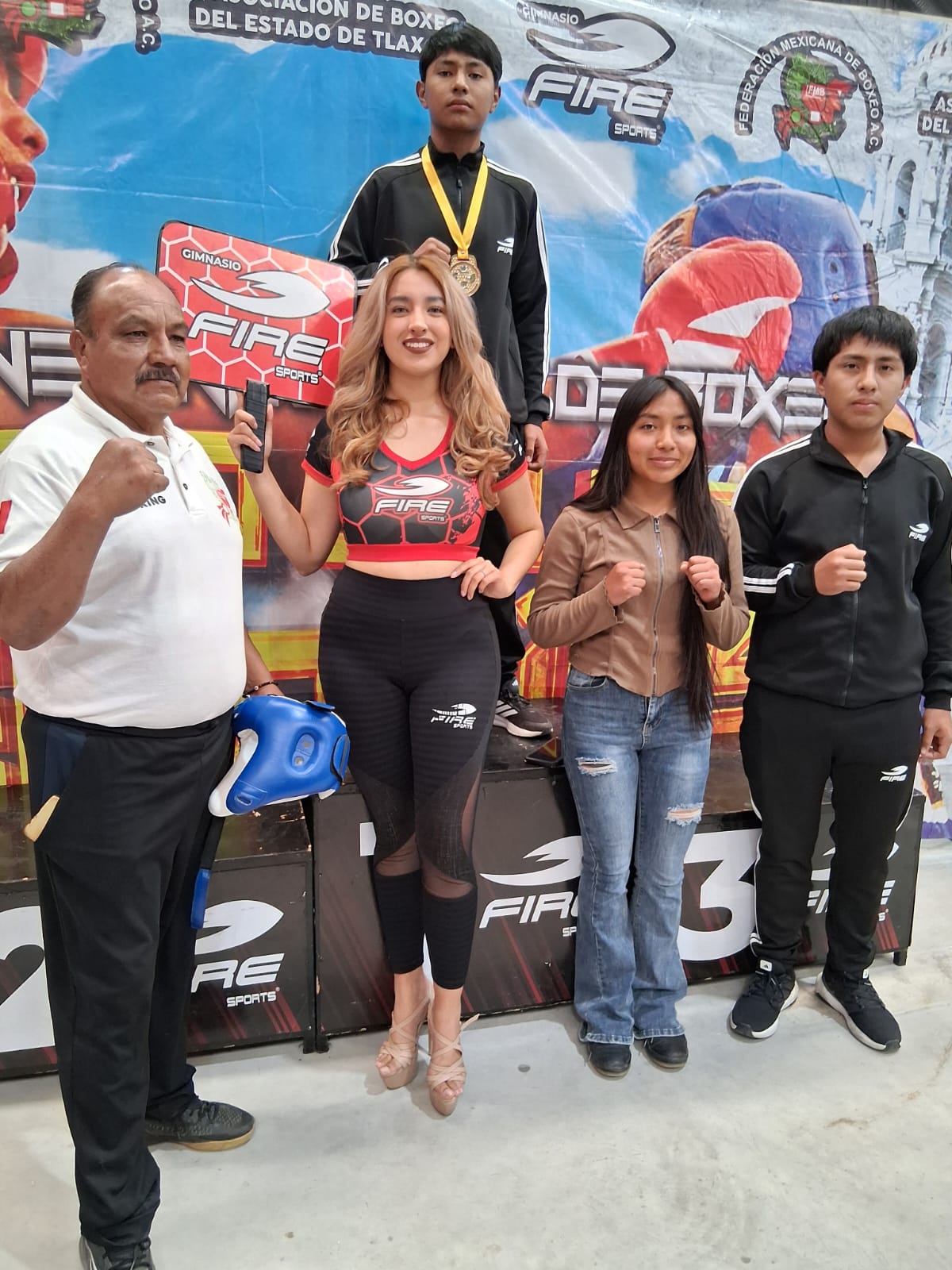 Rotundo éxito cuarto torneo nacional de box , Fire Sports